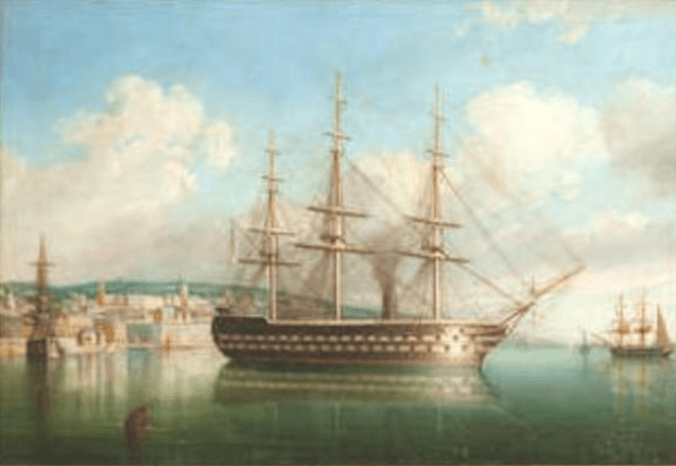 george-mountsey-wheatley-atkinson-the-hms-conqueror-off-queenstown