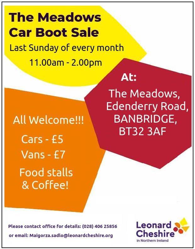 MEADOWS CAR BOOT SALE Leonard Cheshire